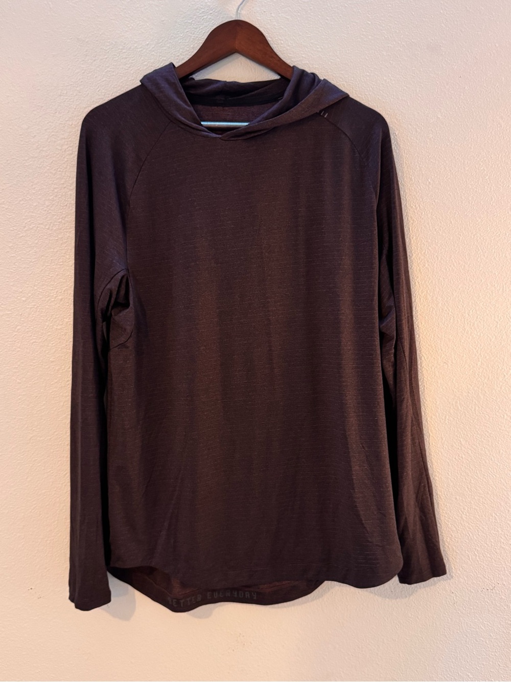 lululemon athletica Men's Crewneck Hoodie - Dark Brown